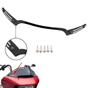 Motociclo Parabrezza Centro Lato Ordinare Per Harley Road Glide FLTRX 2015-up - Picture 1 of 7