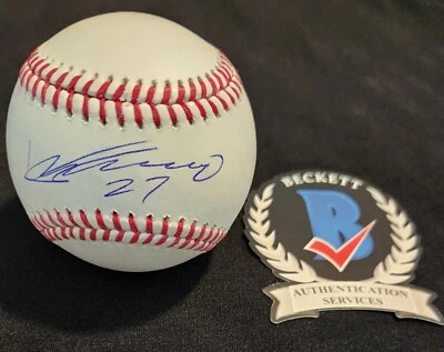 Vladimir Guerrero signed MLB Baseball, Expos, Angels, Beckett BAS W415074 - Image 1 of 2