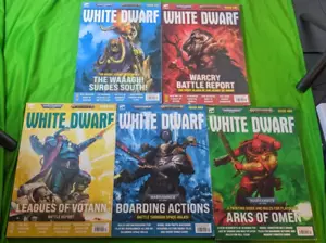 Warhammer White Dwarf Issues 481 - 486 Lot (5) Magazines 481 482 483 484 486 - Picture 1 of 10