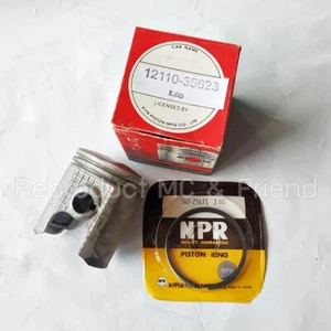 Suzuki TS100 TC100 GT185 (1973 - 1977) Piston & Ring Set OS 1.00 (Dia=50.00mm.) - Picture 1 of 5