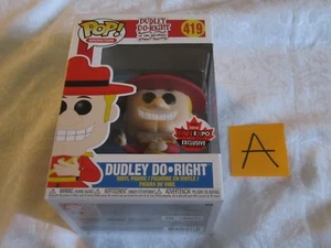 Pegatina exclusiva Funko Pop Dudley Do-Right of the Mounties Fan Expo 2018 #419 A - Imagen 1 de 10