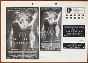 THE AMERICAN PRESIDENT - 1995 Rom/Com - Australian Cinema Press Sheet FREE POST - Picture 1 of 1