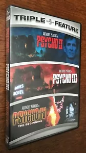 Psycho II, III, IV Triple Feature DVD - Anthony Perkins, Vera Miles, Meg Tilly - Picture 1 of 7