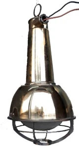 Vintage Marine Flood Light Brass Hanging Light lamp Made in Japan - Picture 1 of 3