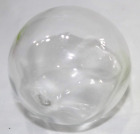 MCM Blenko Clear Glass Bubble Float Ball Hand Blown 3"