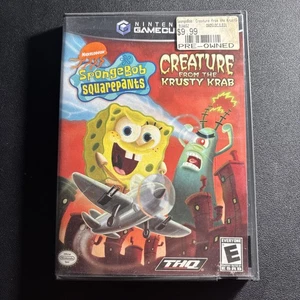 Nintendo Gamecube SpongeBob SquarePants Creature from the Krusty Krab CIB TESTED - Picture 1 of 6