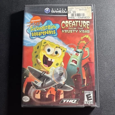 Nintendo Gamecube SpongeBob SquarePants Creature from the Krusty Krab CIB TESTED - Image 1 of 4