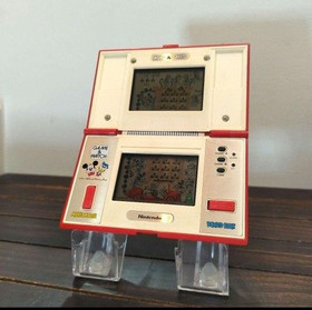 Nintendo Game and Watch Mickey & Donald DM-53 Handheld Multi Screen 1982 Tested