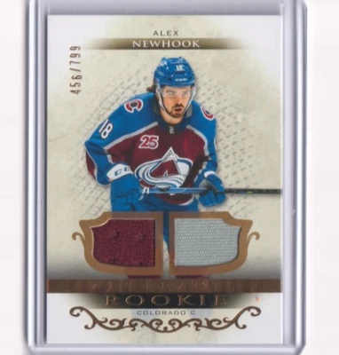 2021-22 UD Artifacts Rookie Jersey 169 Alex Newhook /799 Colorado Avalanche - Image 1 of 2