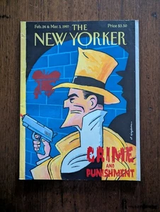 Vintage The New Yorker Magazine - Feb 27 1997 Dick Tracy Cover by Art Spiegelman - Picture 1 of 8