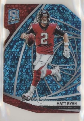 2019 Panini Spectra Neon Blue Prizm Die-Cut /50 Matt Ryan #120 - Image 1 of 2