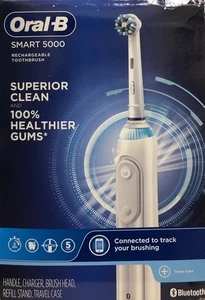 Oral-B Pro 5000 Smartseries Power Rechargeable Electric Toothbrush- READ DETAILS - Picture 1 of 6