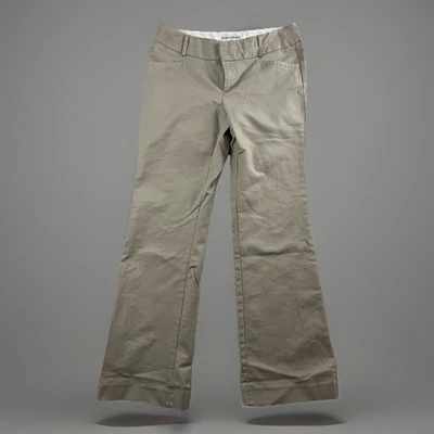 Banana Republic Pants Women’s 4S Khaki Beige Ryan Fit Straight Cotton Blend  - Image 1 of 4