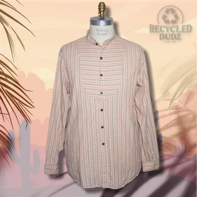 Camisa babera Scully para hombre de gran gama #102 cuello con bandas victoriana occidental Foto 1 de 4