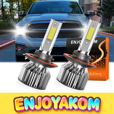 For Dodge Ram 5500 2008-2010 LED Headlight High/Low Beam Bulbs Bright White - Image 1 of 4