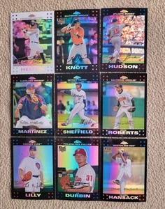 Nine (9) Card Lot Of 2007 Topps Chrome Refractor Cards - Picture 1 of 1