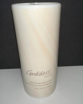 Nuevo Polvo Corporal Perfumado Brillante Avon “Goddess” Antiguo Stock 1.4 onzas Sellado Foto 1 de 3