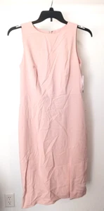 Neu mit Etikett The Limited Damenkleid Größe 8 pfirsichfarben Etui neu Drew ärmellos Midi-Länge - Bild 1 von 11