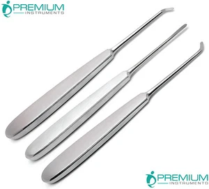 Dental Surgical Warwick James Elevators Right, Left & Straight Tools Set of 3 - Picture 1 of 7