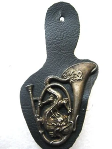 INSIGNE + CUIR BCA/BCP 2° BCP (Bataillon de Chasseurs à Pied) A.B PARIS - Picture 1 of 3