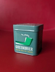 Vintage KENTUCKY CLUB GREENBRIAR MENTHOL Mild Pipe Tobacco 1 oz Blue TIN - Picture 1 of 13