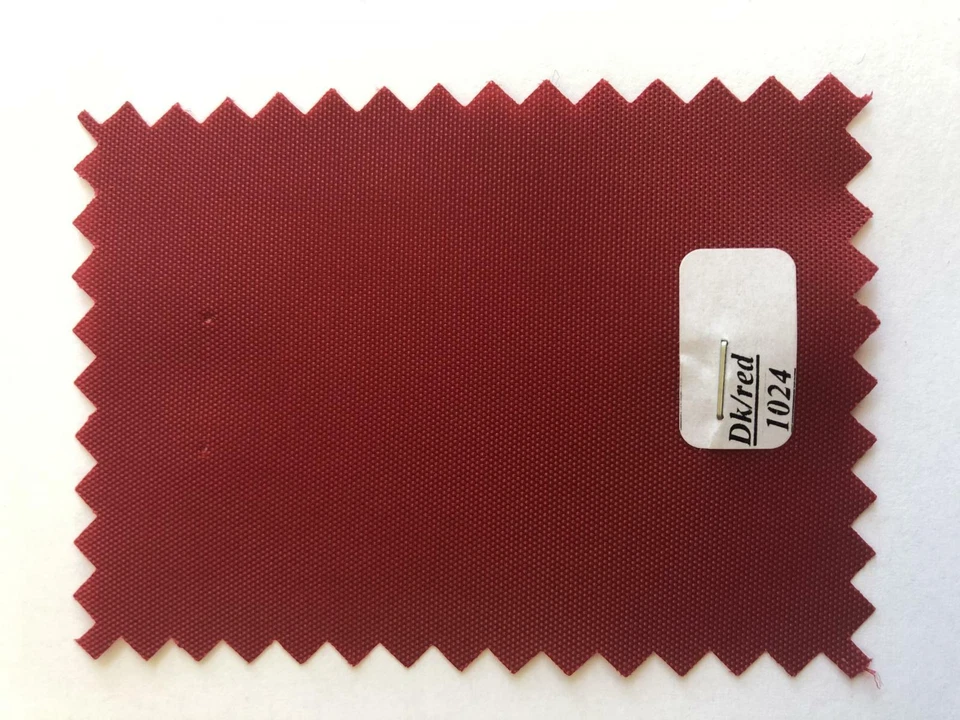 Waterproof 4oz NYLON Fabric Material PU Coated - DK RED - Image 1 of 1