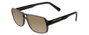 Porsche P8217-C 56mm Polarized Sunglasses Light Grey Carbon Fiber 4 LENS OPTIONS - Picture 1 of 8