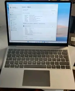 Microsoft Surface Laptop Go Intel Core i5-1035G1 64GB 1943 Touch Screen #549A - Picture 1 of 5