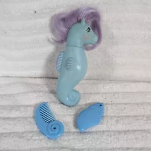 My little Pony Seawinkle G1 Seeponys blau Vintage 1984 80er mit Pinsel & Kamm - Bild 1 von 10