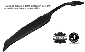 BLACK STITCH TOP DASH DASHBOARD LEATHER COVER FITS WOLSELEY 16/60 CUSTOM NEW - Imagen 1 de 3
