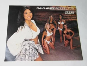 43 Raiderette Signatures 2004 Oakland Raiders Cheerleader Swimsuit Calendar A - Picture 1 of 4