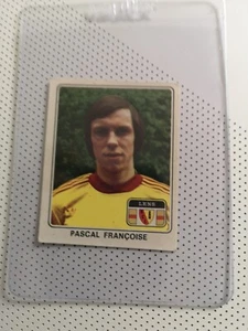Pascal Françoise Rc Lens Sticker Panini Avec Dos Intact #71 1978 - Picture 1 of 4