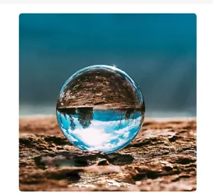 40mm PRECISION CRYSTAL CLEAR GLASS SPHERES/ BALLS/ MARBLE New Photo Gadget F Xs - Picture 1 of 5