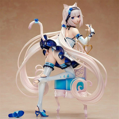2PCS NEKOPARA Chocola Vanilla PVC Figure Statue Anime Collection Toy Cover