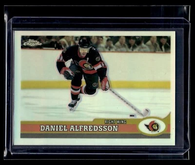 1999 Topps Chrome Refractor #157 Daniel Alfredsson Senators HOF - Image 1 of 2