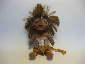 Muñeco de peluche LION KING Simba Disney Broadway Musical 11" usado en excelente estado - Imagen 1 de 9
