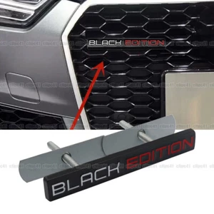 3D Metal Grille Red & Black EDITION Logo Car Emblem Badge Decal Sticker - Bild 1 von 2