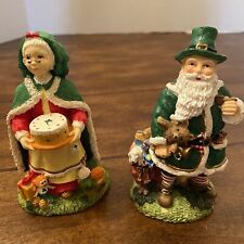 1999 Vintage International Santa Claus Collection Mr  Mrs Irish Father Christmas