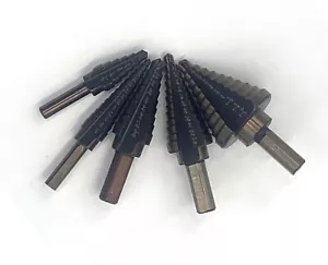 5-teiliges Titan Stufenbohrer-Set - Bild 1 von 9