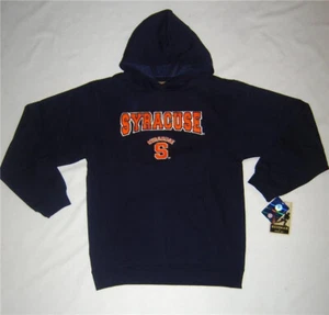 REEBOK Syracuse University Pullover HOODIE Boys M Sweatshirt Navy Blue NCAA - Picture 1 of 7