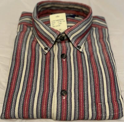 Camisa De Colección RUFF HEWN Manga Larga Para Hombre Talla Grande Hecha en EE. UU. Nueva Con Etiqueta Foto 1 de 3