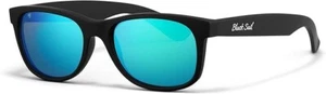 Black Sail Polarized UV400 Rectangle Sunglasses Mens Womens Mirrored Lens - NIB - Picture 1 of 5