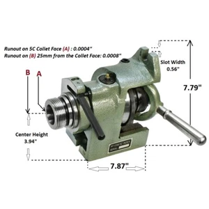 Brand New VERTICAL and HORIZONTAL 5C COLLET SPIN INDEX FIXTURE - Picture 1 of 6