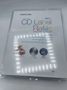 Memorex CD/DVD weiße matte Etiketten 32020403 Etiketten & Lebenslauf Builder Buch - Bild 1 von 18
