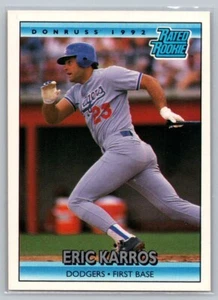 1992 Donruss Rated Rookie Eric Karros #16 - Picture 1 of 2