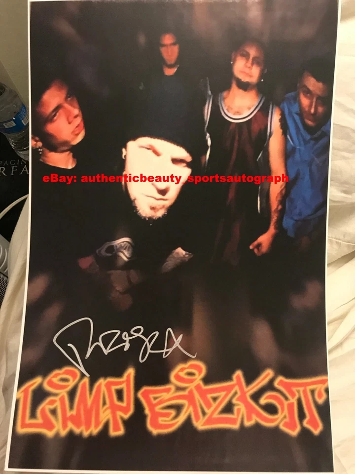 FRED DURST LIMP BIZKIT PUNK ROCK ALTERNATIVE MUSIC BAND SIGNED 12x18 REPRINT RP - Image 1 of 1