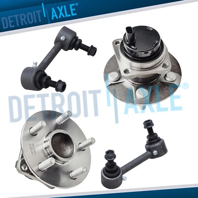 Conjunto de cojinete de rueda trasera y barras estabilizadoras para Scion tC 2005-2010 5 orejetas con ABS Foto 1 de 4