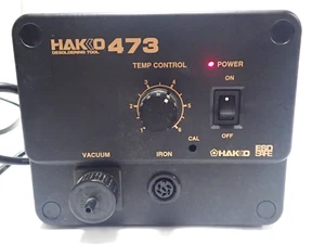 HAKKO 473-1 DESOLDERING TOOL ESD SAFE INPUT 120 Vac OUTPUT 24Vac TESTED - Picture 1 of 8