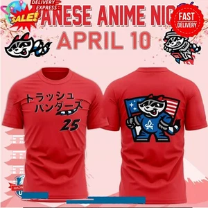 SALE 30% - Rocket City Trash Panda Japanese Anime Night 2025 T-Shirt - Picture 1 of 4