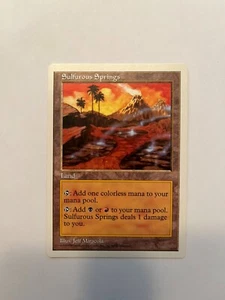 Magic the Gathering - Sulfurous Springs MTG Core Set 5th Edition Regular (Rare) - Picture 1 of 2